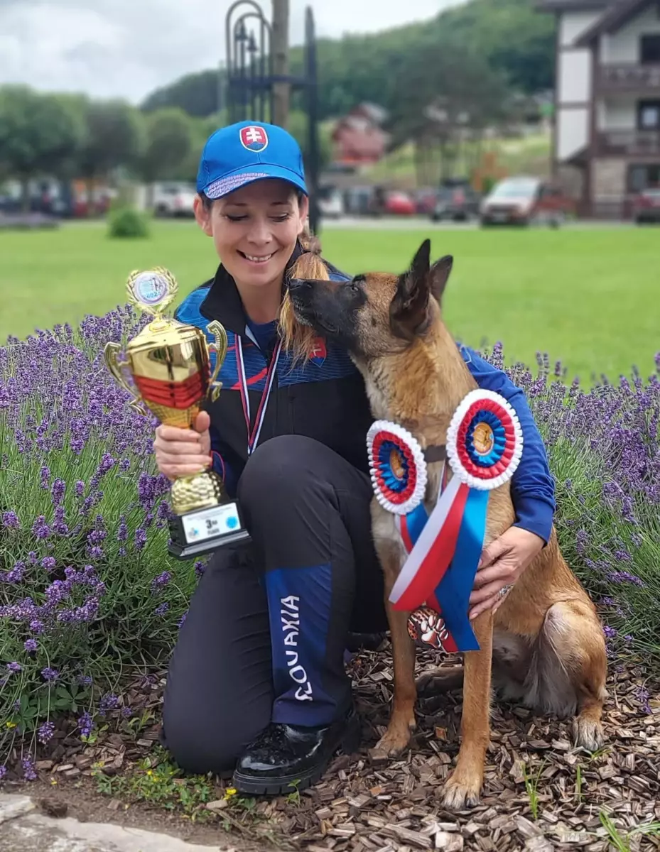 Léto 2024 3. místo na MS FCI IPO R  Kama de Alphaville Bohemia