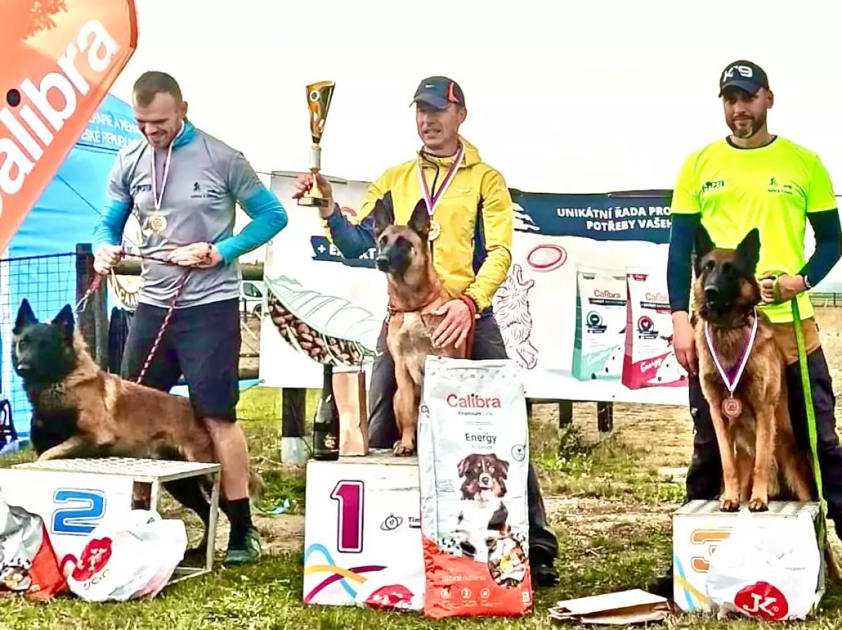 2023 Mistr ČR belgických ovčáků v bikejöringu Yuki de Alphaville Bohemia